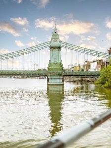 Hammersmith Bridge north side